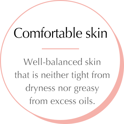 Touchable skin - For completely comfortable skin without any shininess