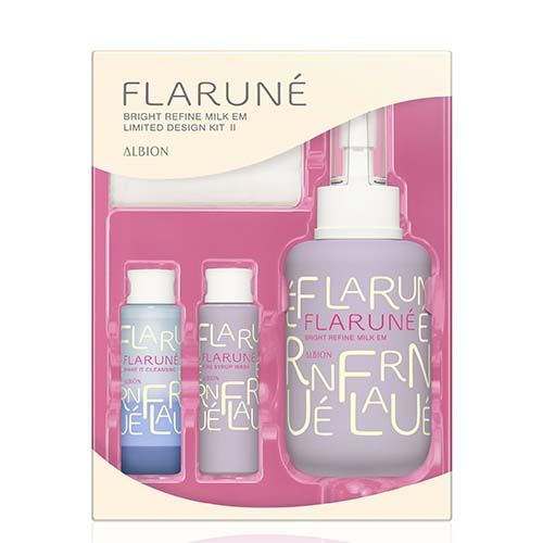 FLARUNÉ BRIGHT REFINE MILK M/EM LIMITED DESIGN KIT 2025